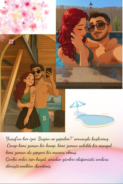 Kişiye Özel Fotoğraflı Aşk Masalı Kitabı - ChaosAR Klasik Seri
